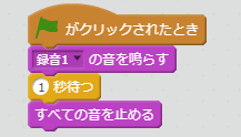 すべての音を止めるブロック例