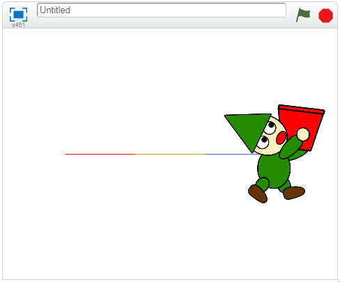 ペンを色を○色にする