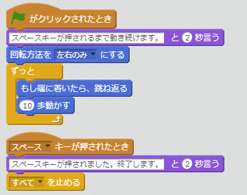 すべてを止めるブロック例