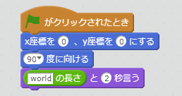 worldの長さ