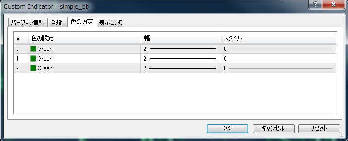 simplebbパラメーター
